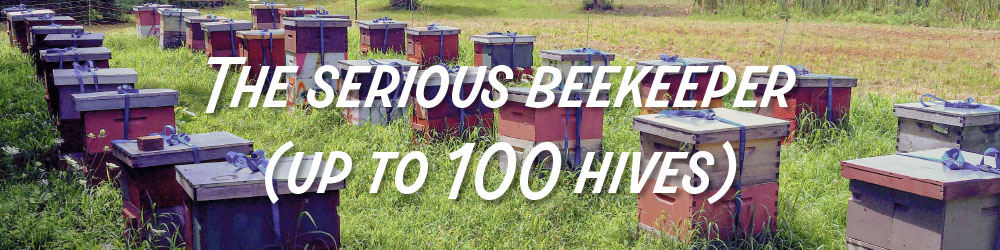 The serious beekeeper (up to 100 hives)