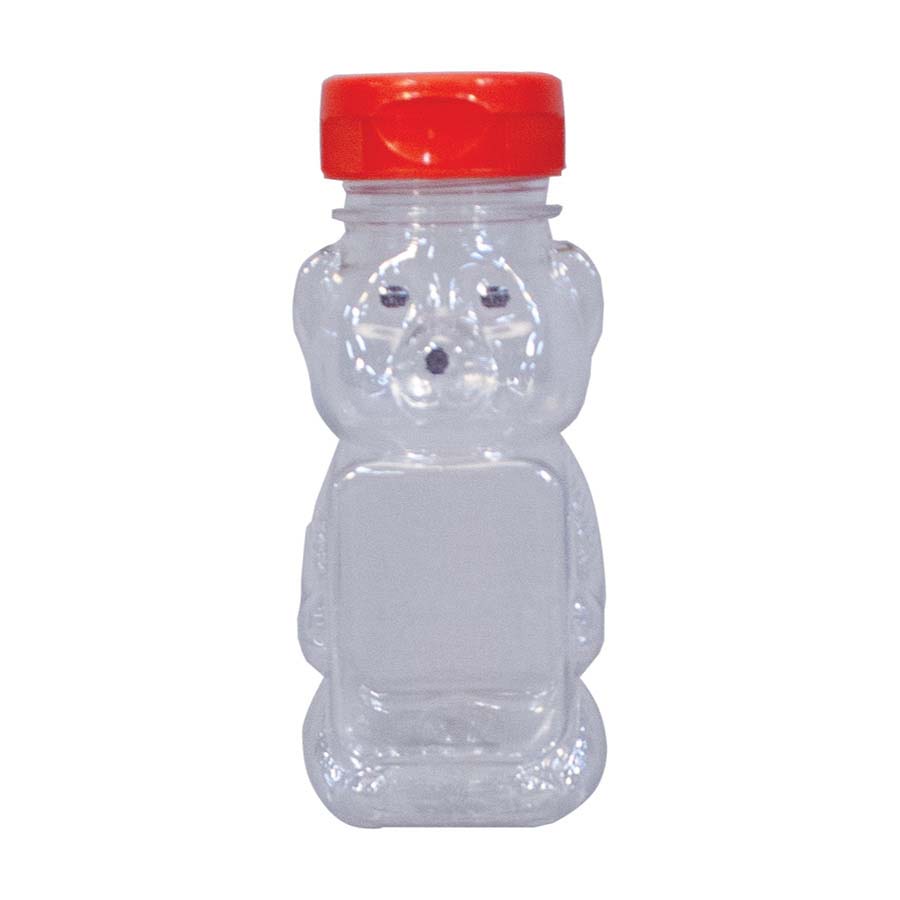 oz Flat Panel Honey Bear Bottles Betterbee