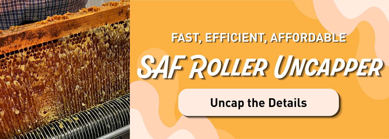 Introducing the SAF Steam Roller Uncapper! Fast, efficient, and affordable. Uncap the details now!
